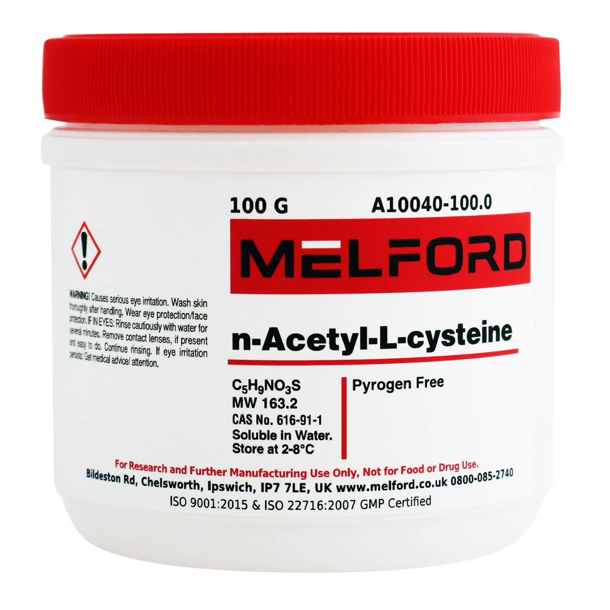 n-Acetyl-L-cysteine, 100 Grams