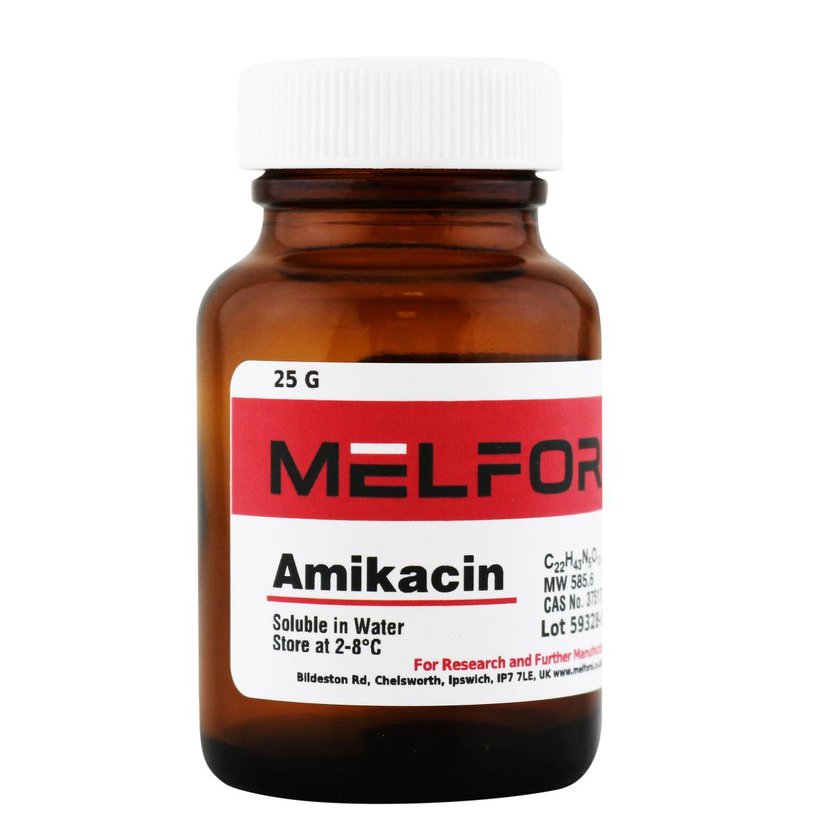 Amikacin, 25 Grams