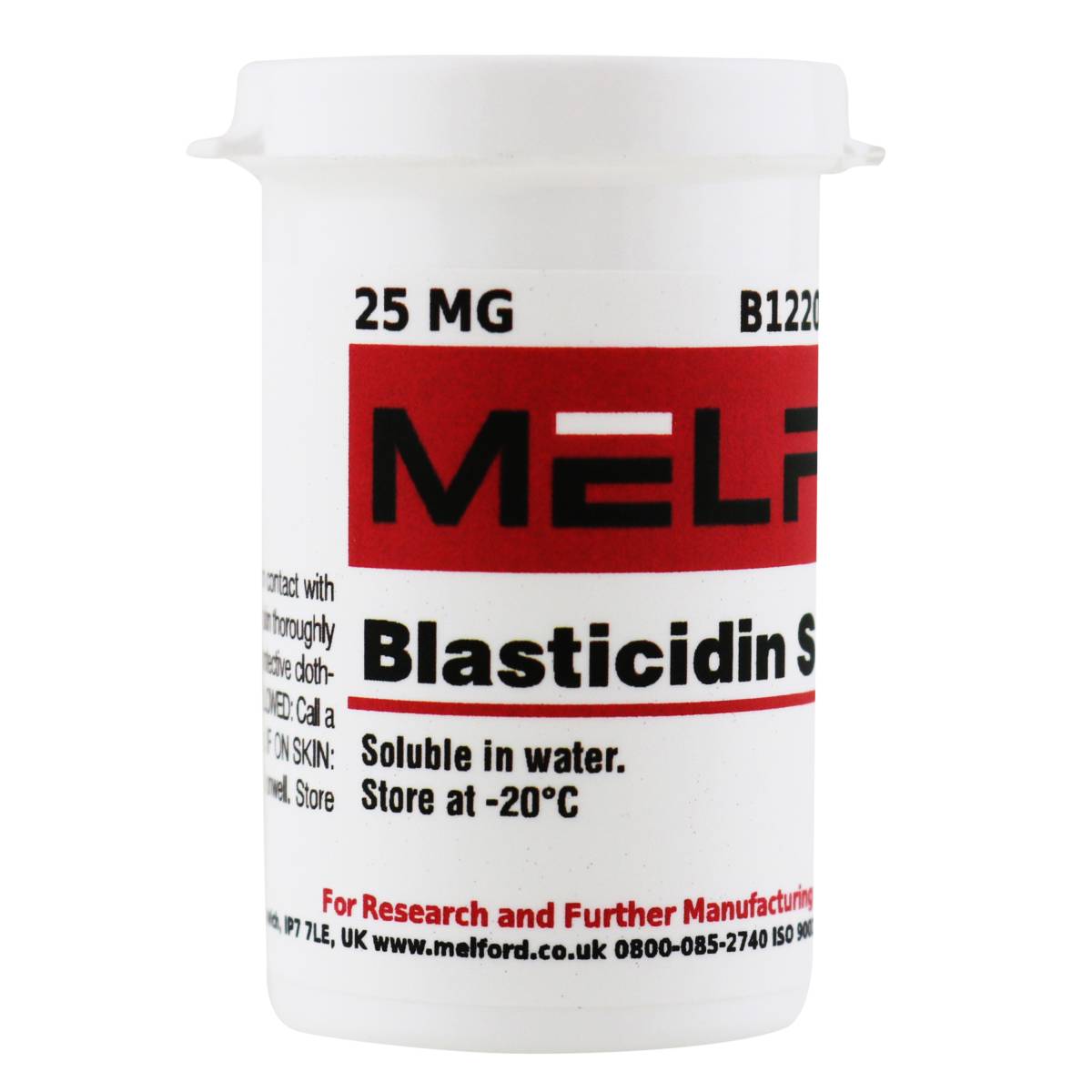 Blasticidin S Hydrochloride Powder, 25 Milligrams