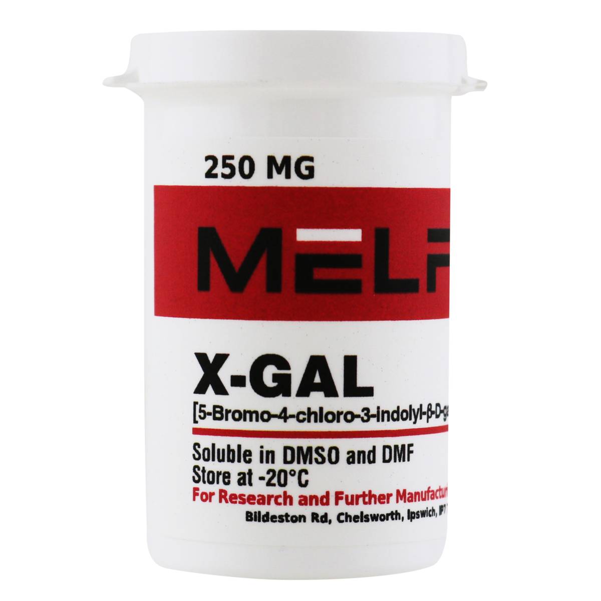 X-GAL [5-Bromo-4-chloro-3-indolyl-B-D-galactoside], 250 Milligrams