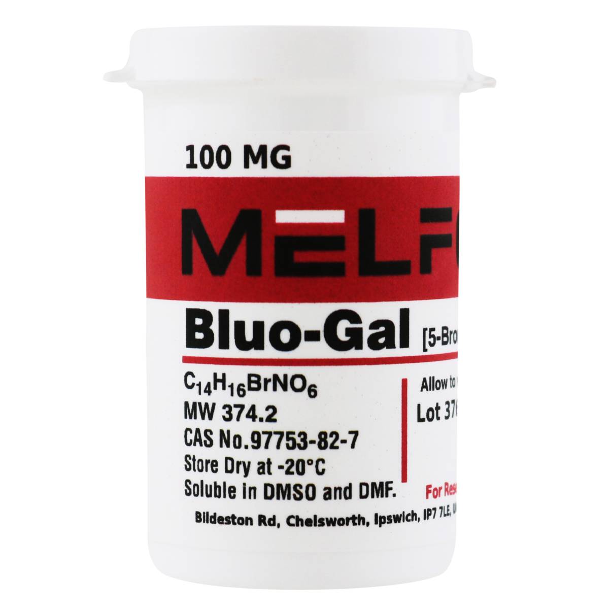 Bluo-Gal [5-Bromo-3-indolyl-B-D-galactopyranoside], 100 Milligrams