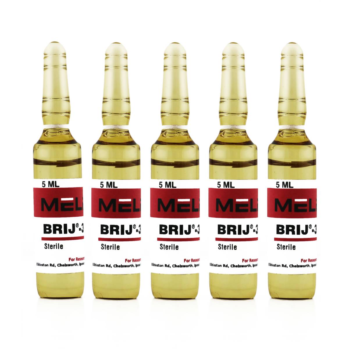 BRIJ-35, 10% Solution, Proteomics Grade, 5 Ampoules per Pack