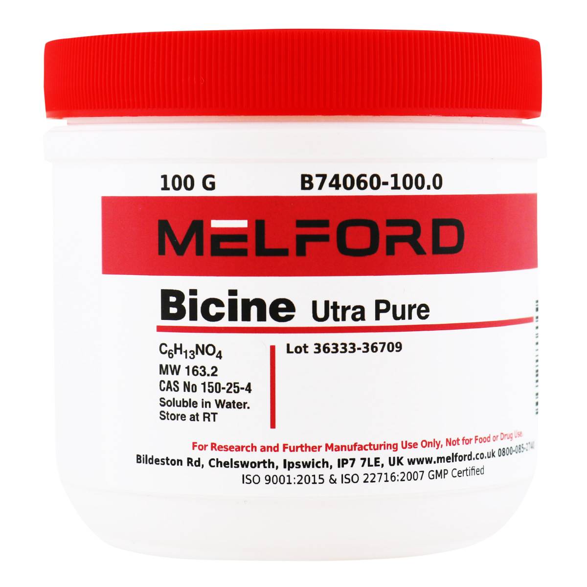 Bicine Ultra-Pure, 100 Grams