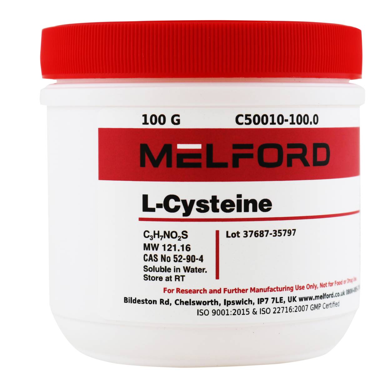 L-Cysteine, 100 Grams