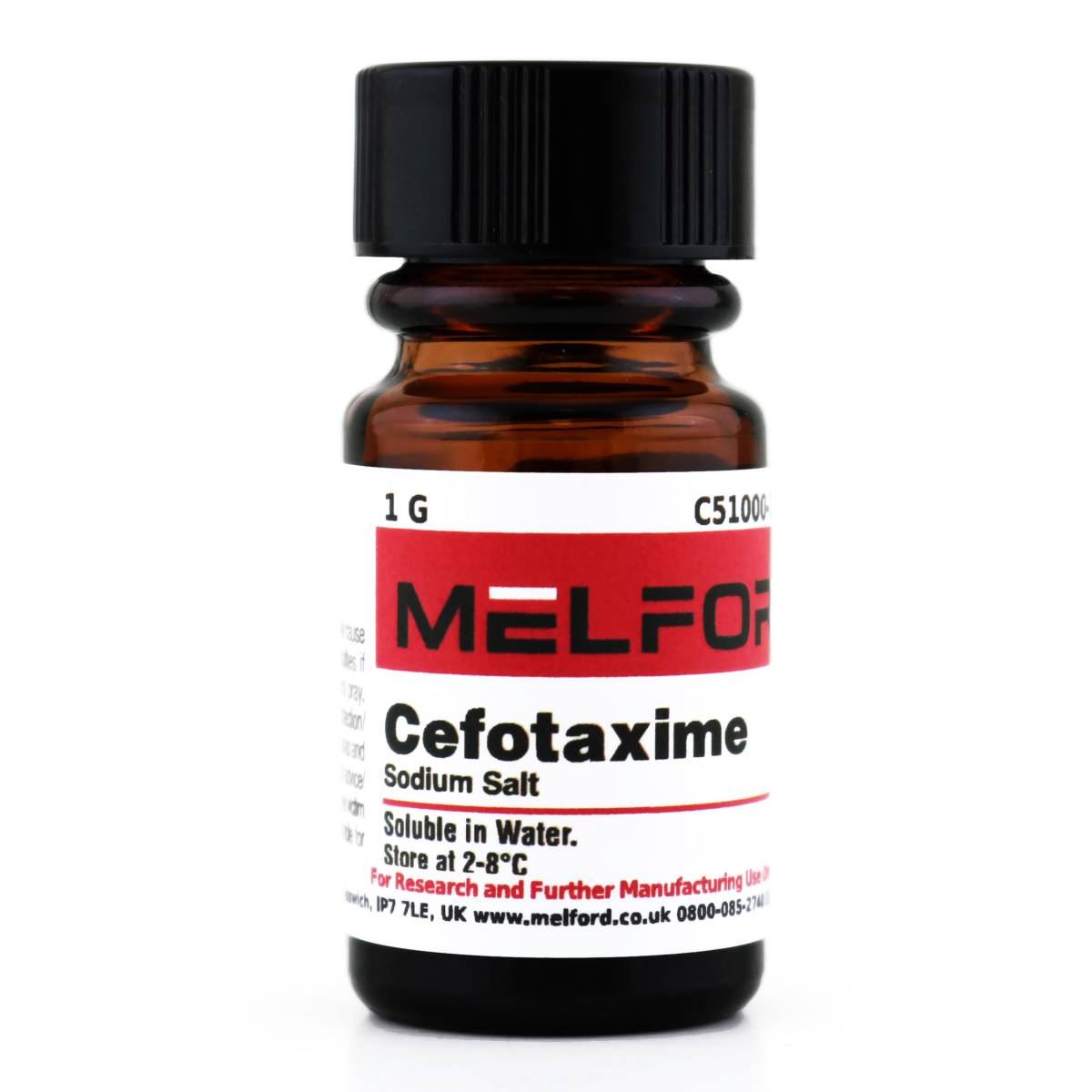 Cefotaxime, Sodium Salt, 1 Gram