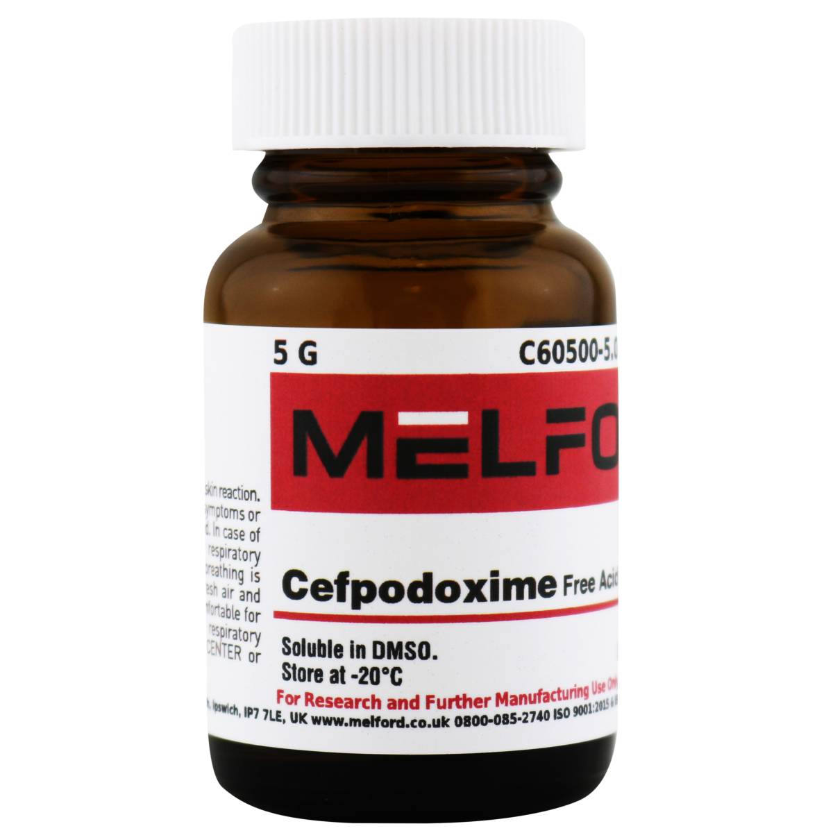 Cefpodoxime Free Acid, 5 Grams