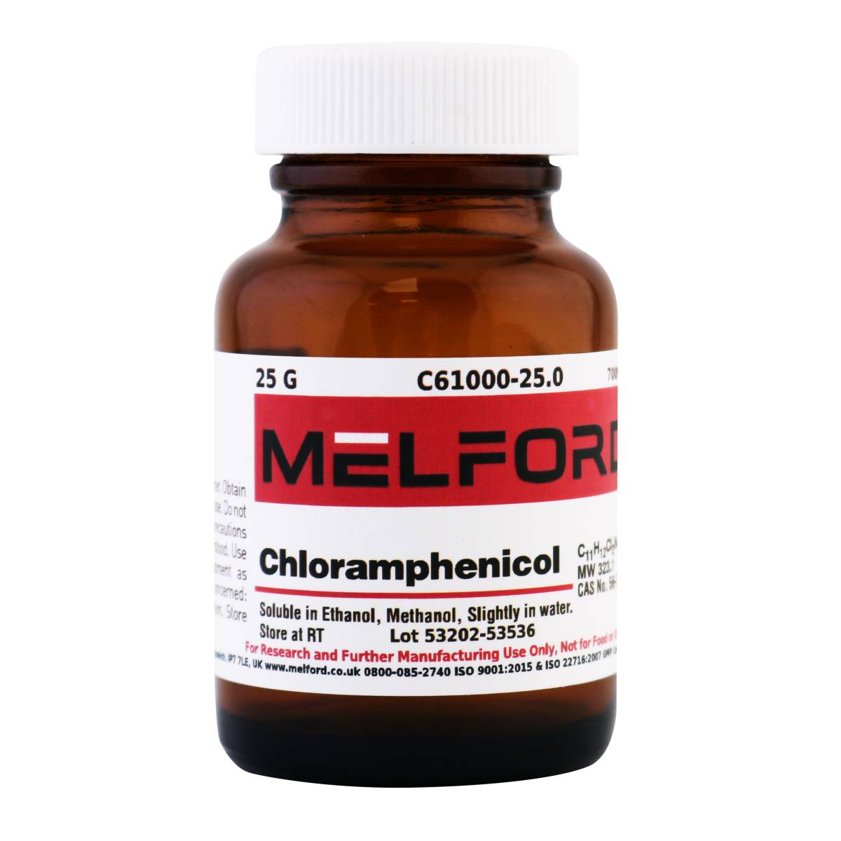 Chloramphenicol, 25 Grams