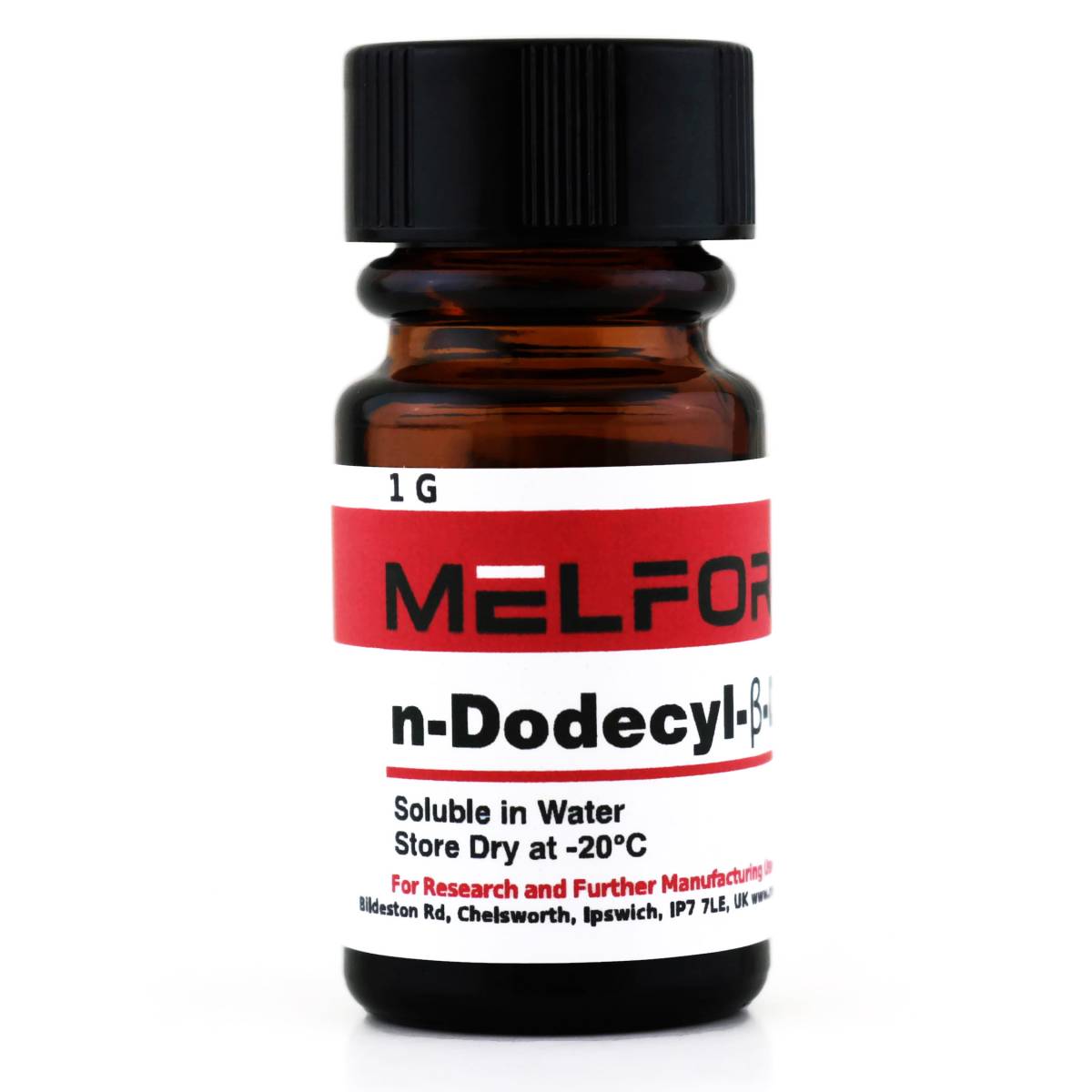 n-Dodecyl-B-D-maltoside, 1 Gram