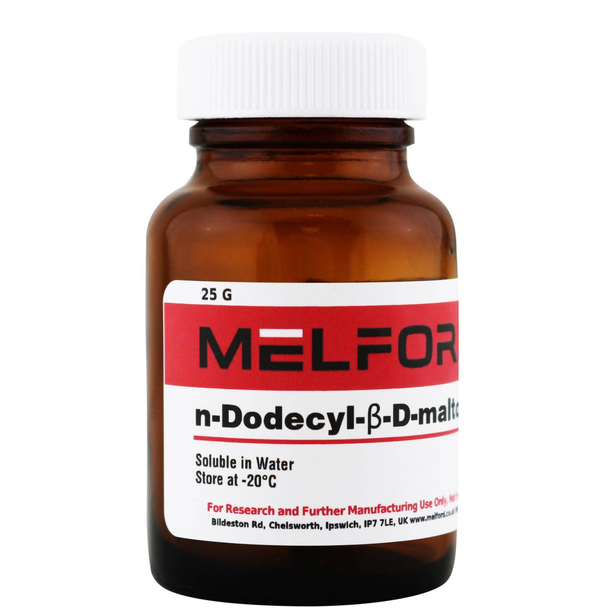 n-Dodecyl-B-D-maltoside, 25 Grams