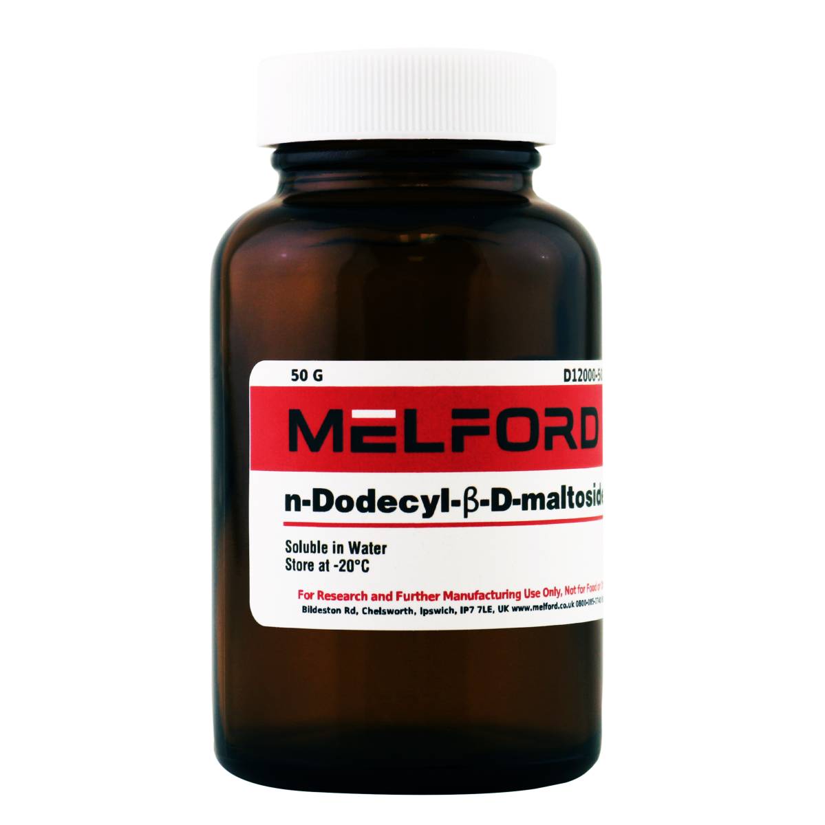 n-Dodecyl-B-D-maltoside, 50 Grams