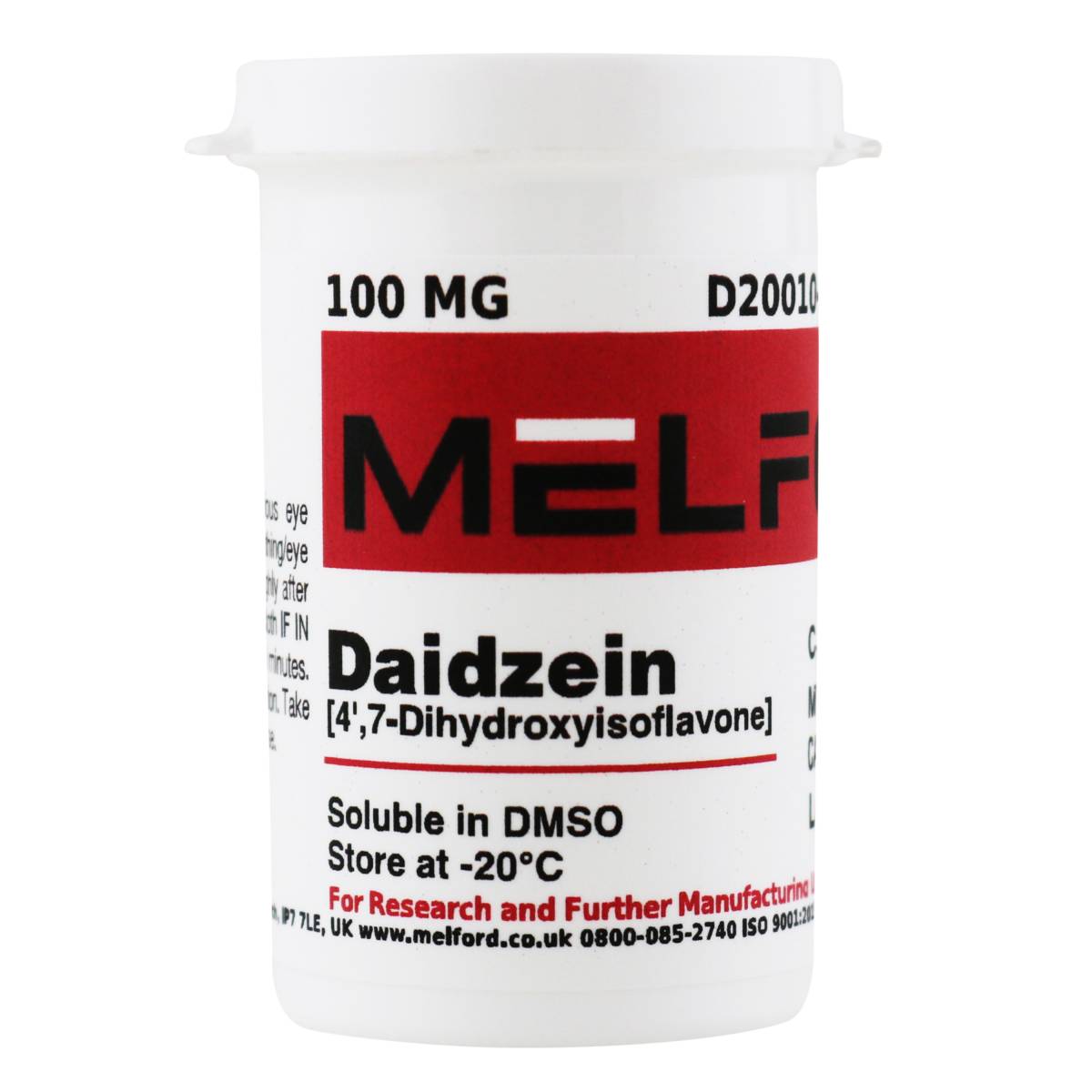 Daidzein [4',7-Dihydroxyisoflavone], 100 Milligrams