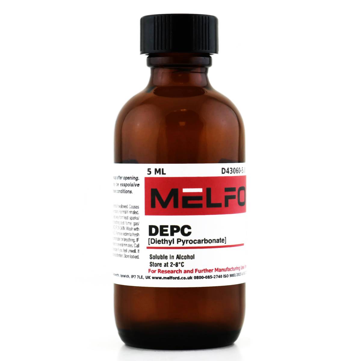 DEPC [Diethyl Pyrocarbonate], 5 Milliliters