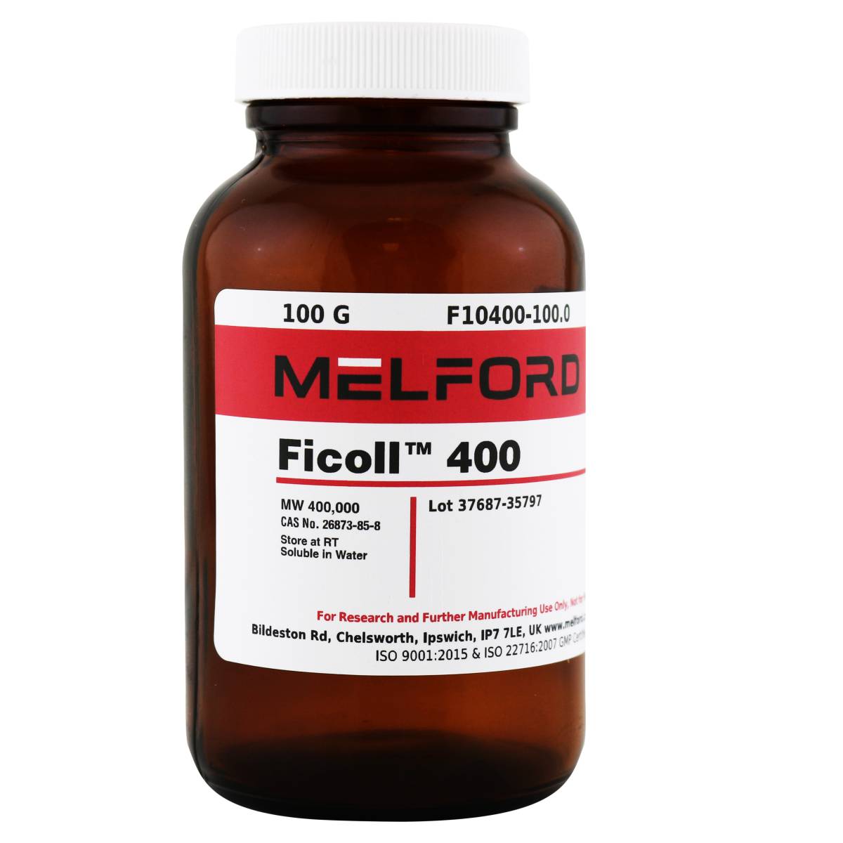 Ficoll 400 [Polysucrose 400], 100 Grams