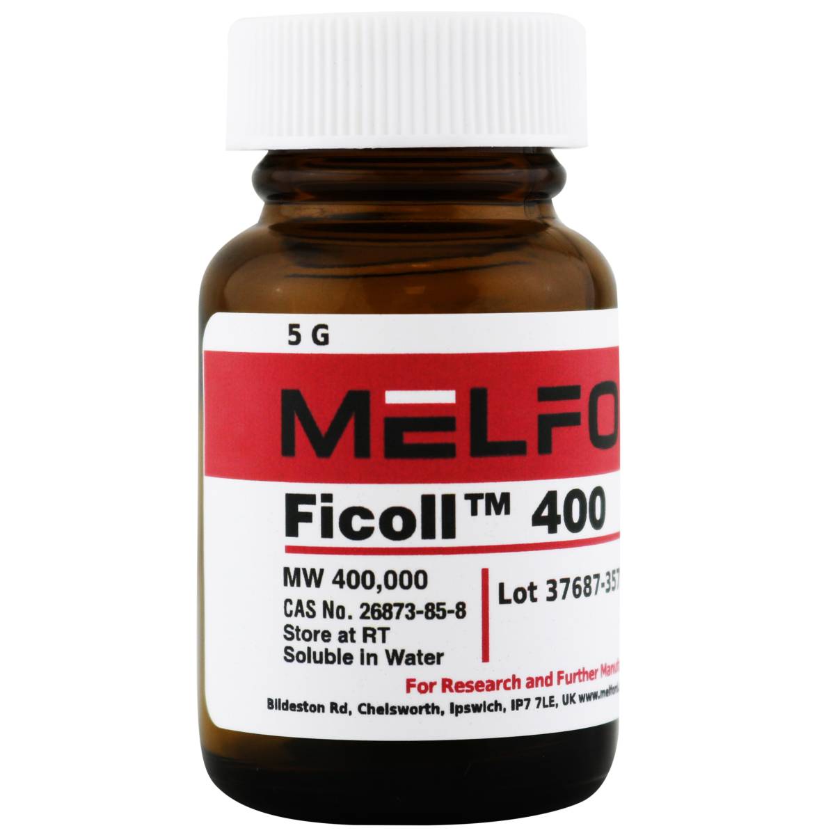 Ficoll 400 [Polysucrose 400], 5 Grams