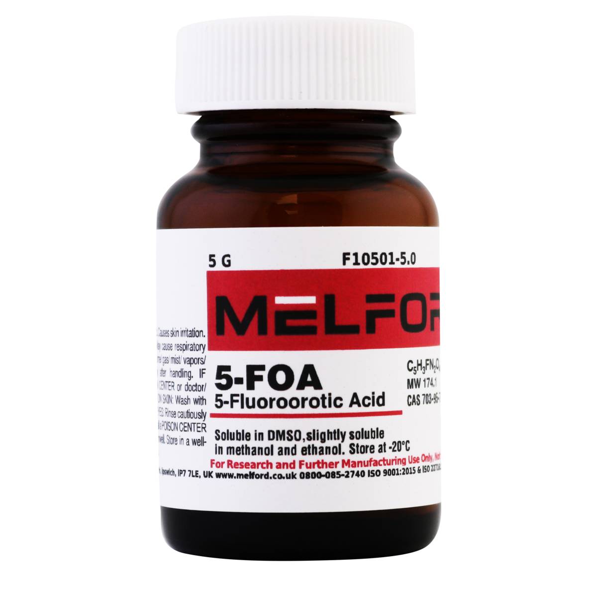 5-FOA [5-Fluoroorotic acid], 5 Grams