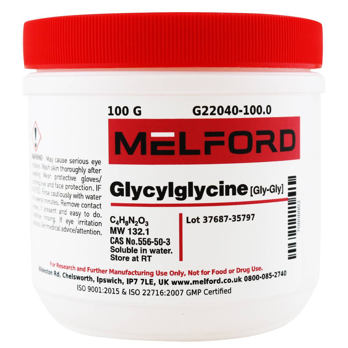 Glycylglycine [Gly-Gly], 100 Grams