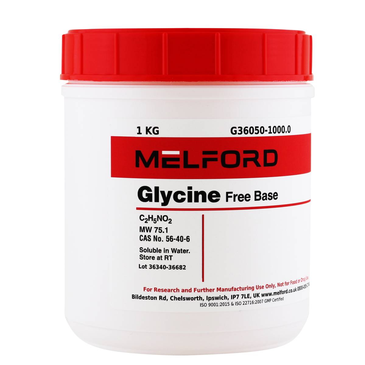 Glycine, Free Base, 1 Kilogram