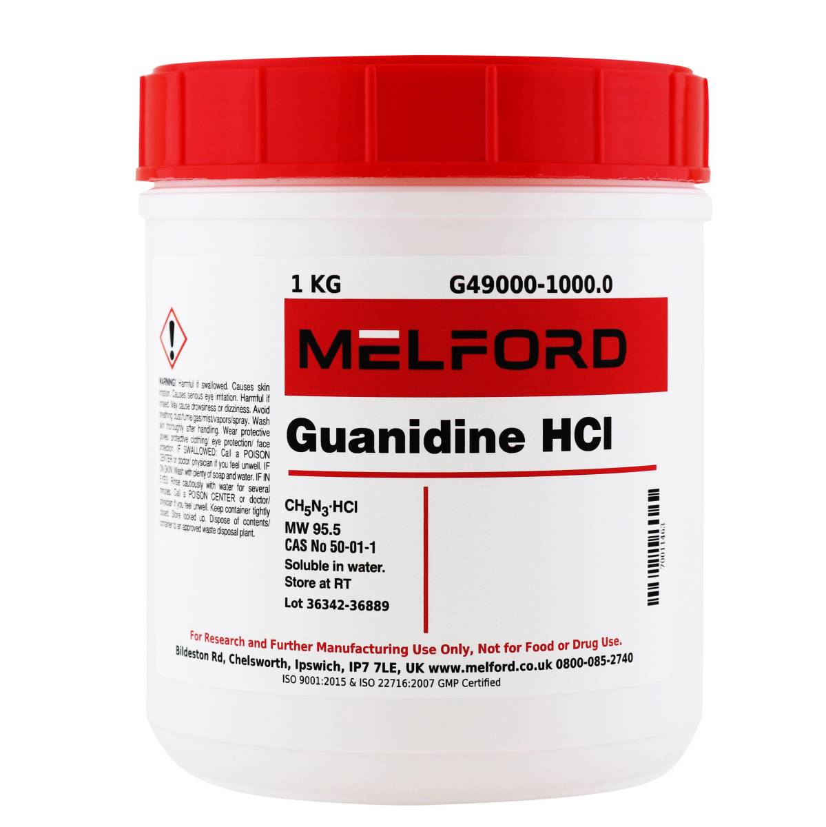 Guanidine Hydrochloride, 1 Kilogram