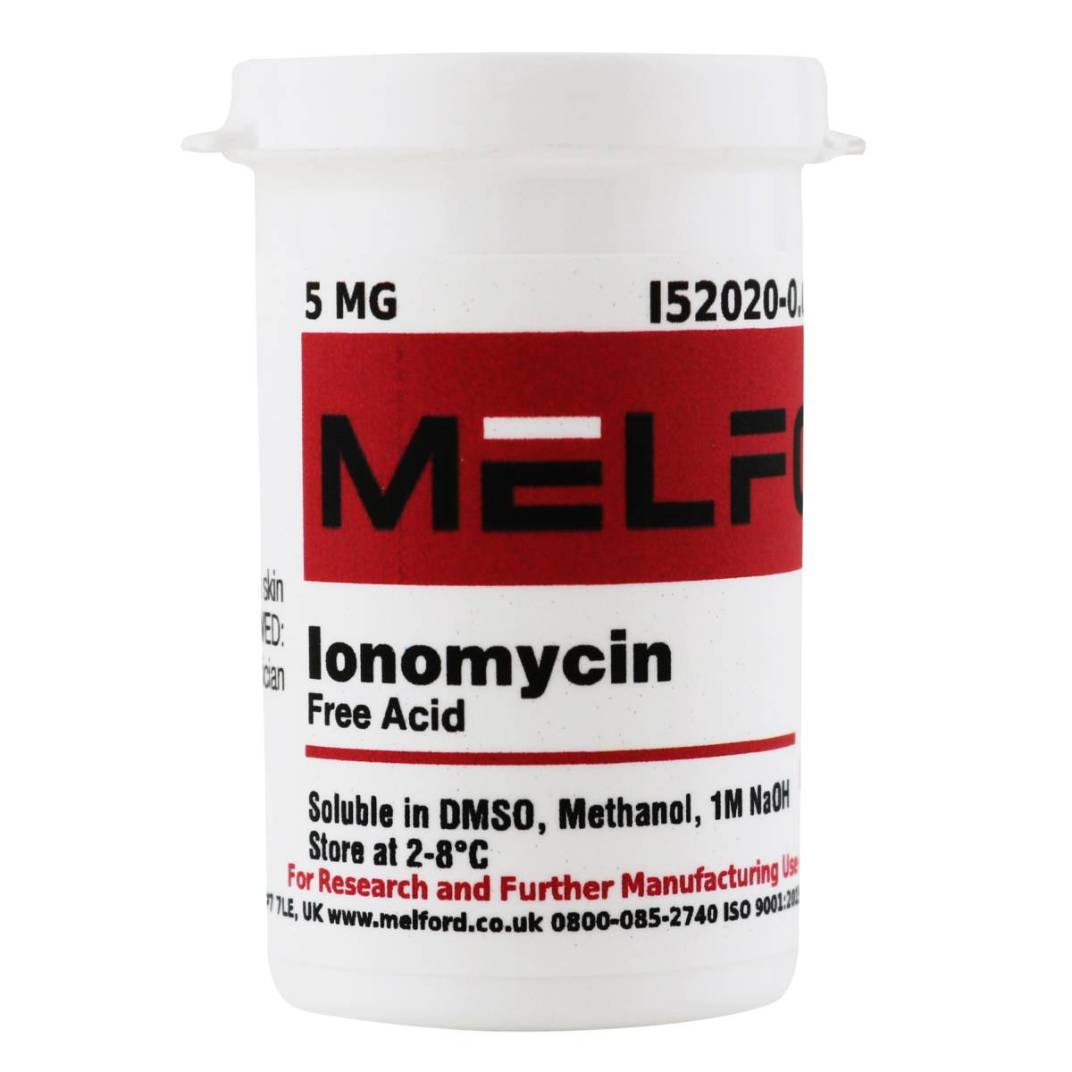 Ionomycin Free Acid, 5 Milligrams