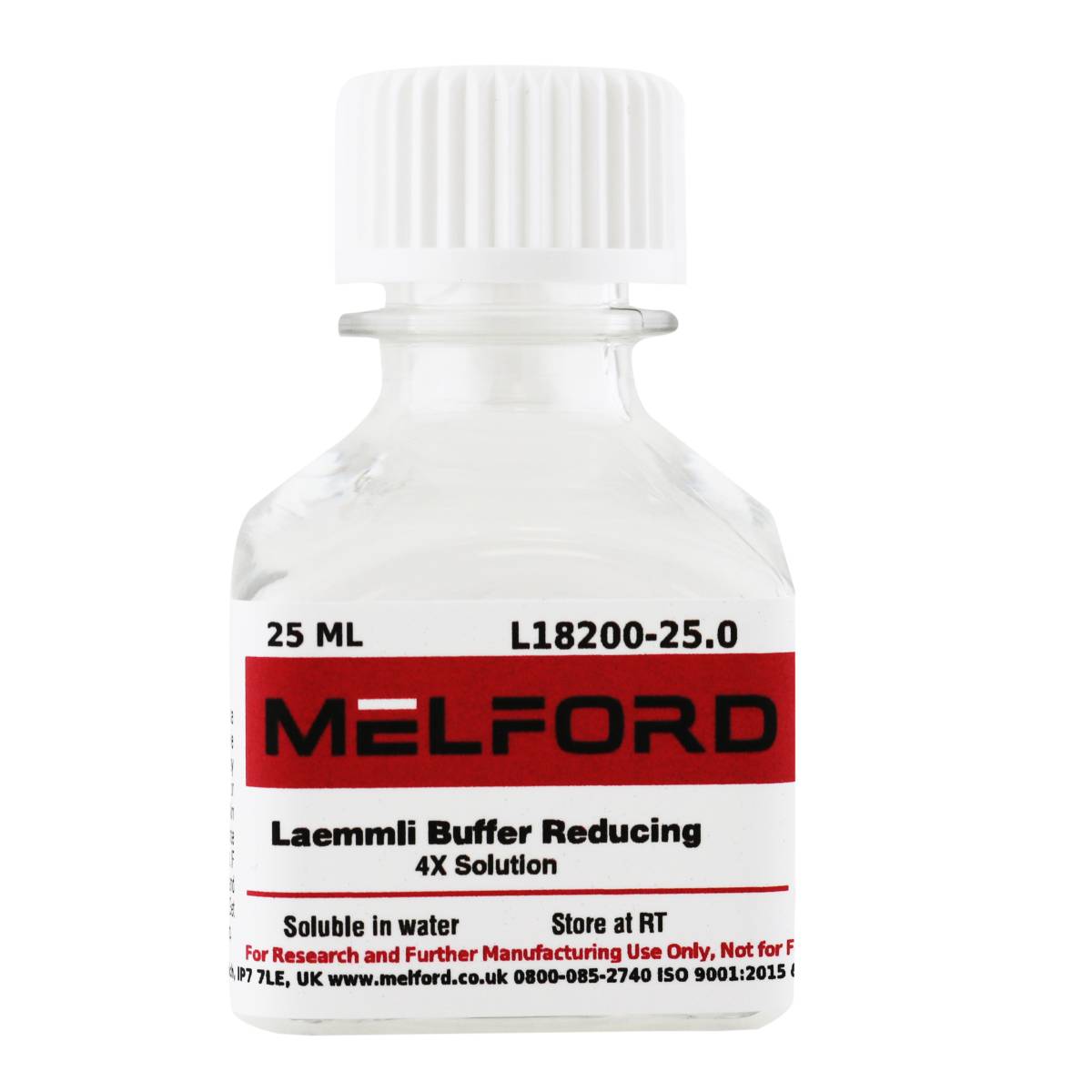 Laemmli Buffer Reducing, 4X Solution, 25 Milliliters