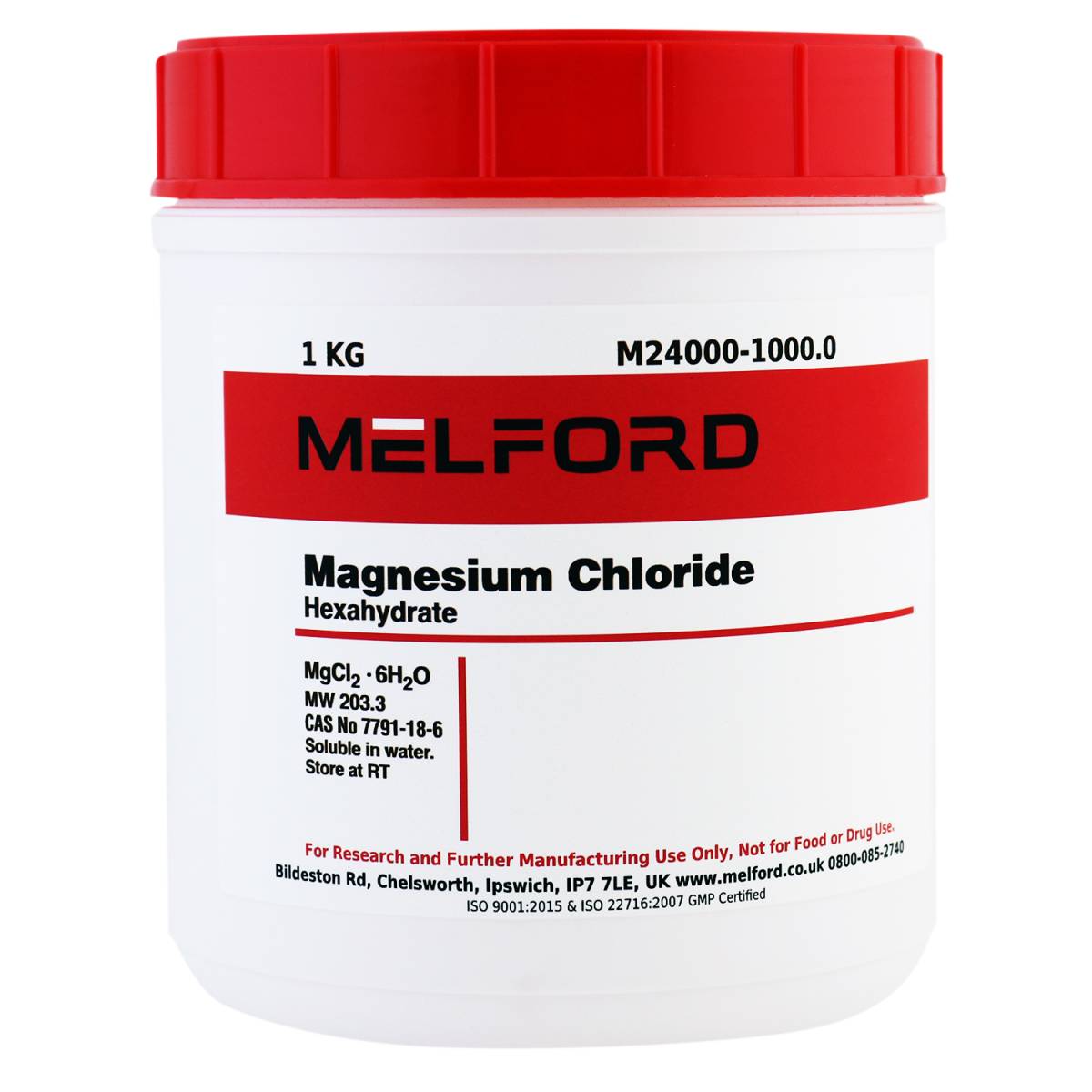 Magnesium Chloride Hexahydrate, 1 Kilogram