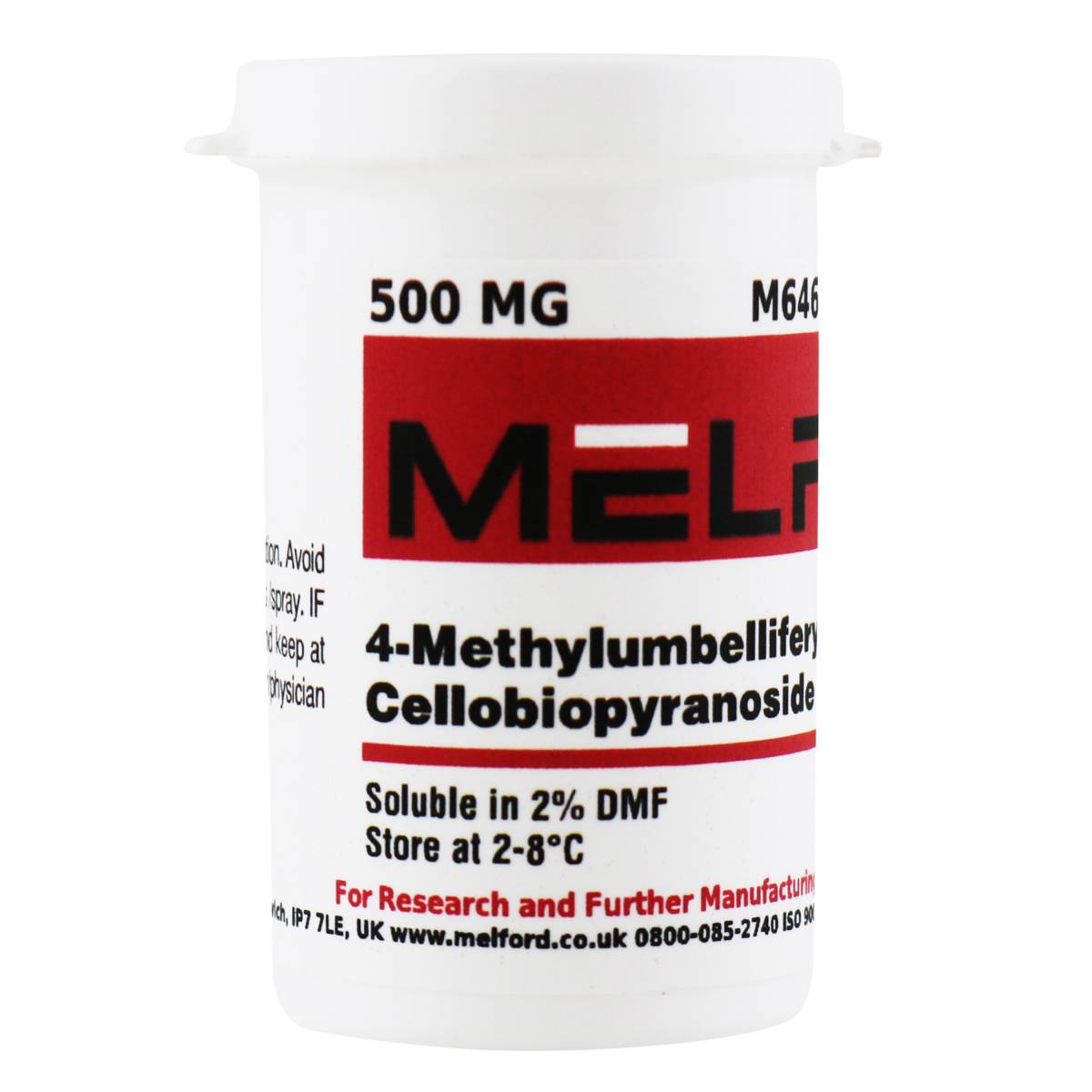 4-Methylumbelliferyl-β-D-cellobiopyranoside, 500 Milligrams