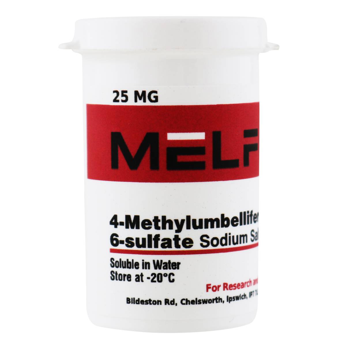 4-Methylumbelliferyl-β-D-galactopyranoside-6-sulfate, Sodium Salt, 25 Milligrams