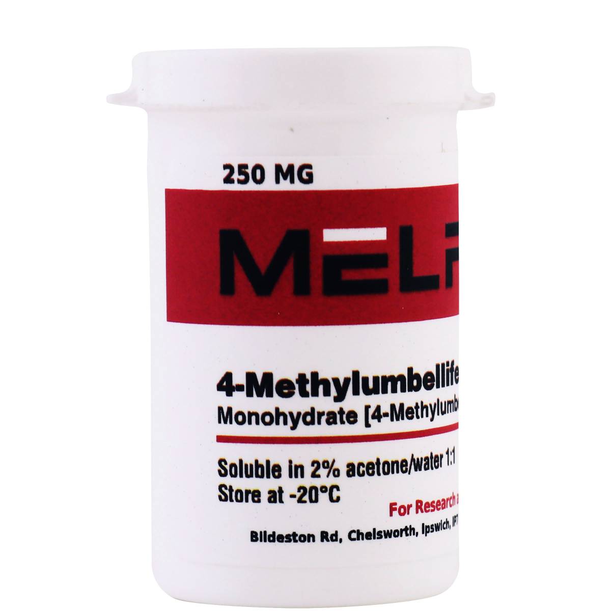 4-Methylumbelliferyl-α-D-glucopyranoside Monohydrate [4-Methylumbelliferyl-α-D-Glucoside], 250 Milligrams
