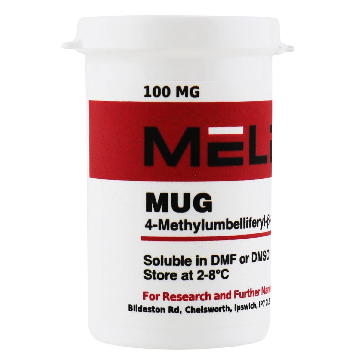 MUG [4-Methylumbelliferyl-B-D-glucuronide Trihydrate], 100 Milligrams