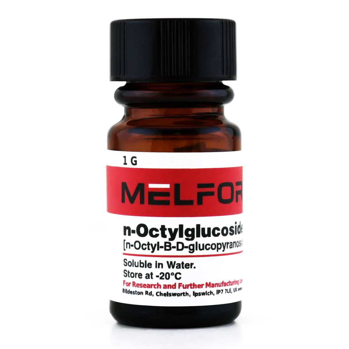 n-Octylglucoside [n-Octyl-B-D-glucopyranoside], 1 Gram