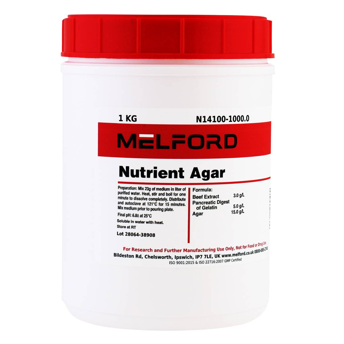 Nutrient Agar, 1 Kilogram