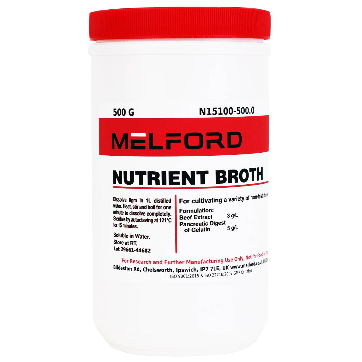 Nutrient Broth, 500 Grams
