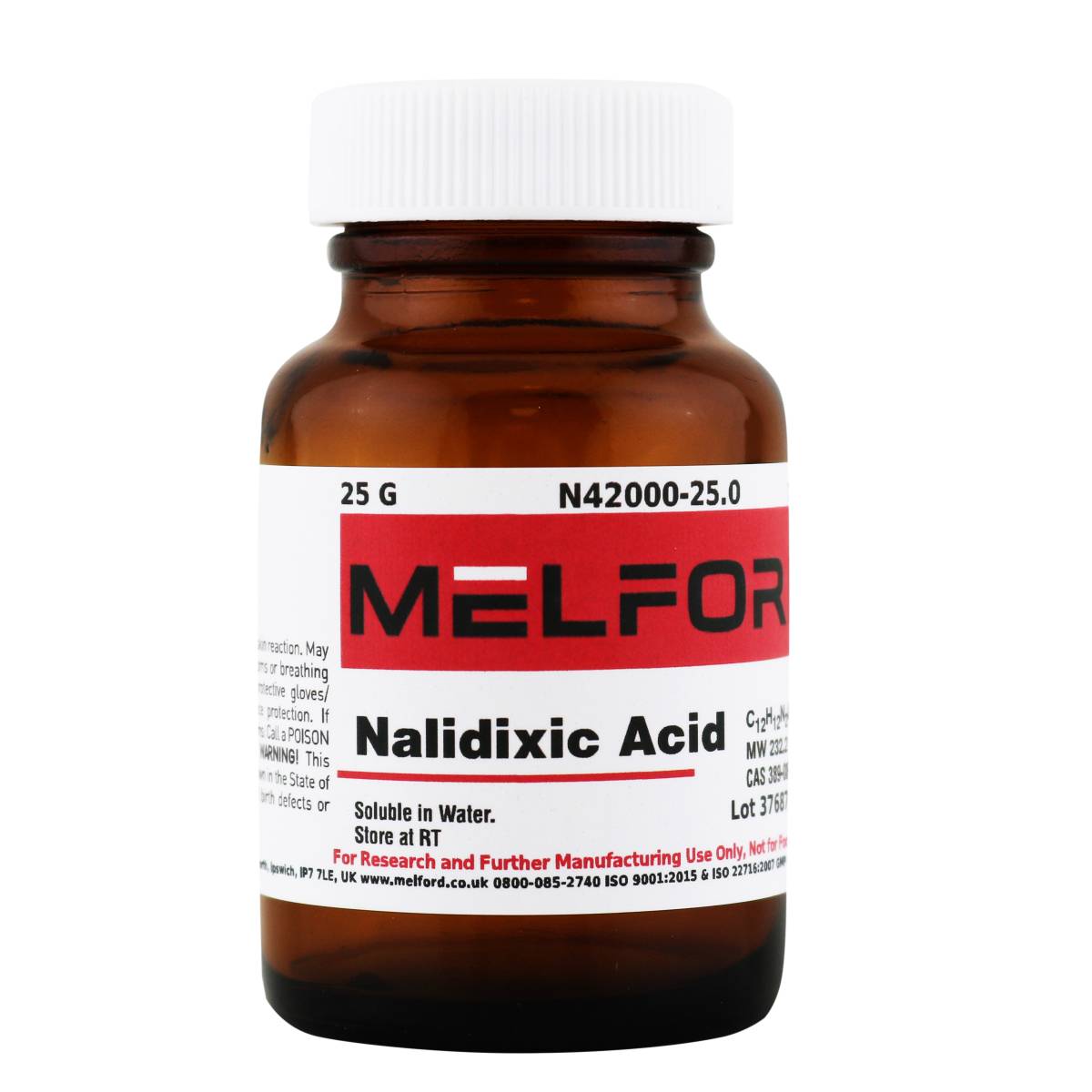 Nalidixic Acid, 25 Grams