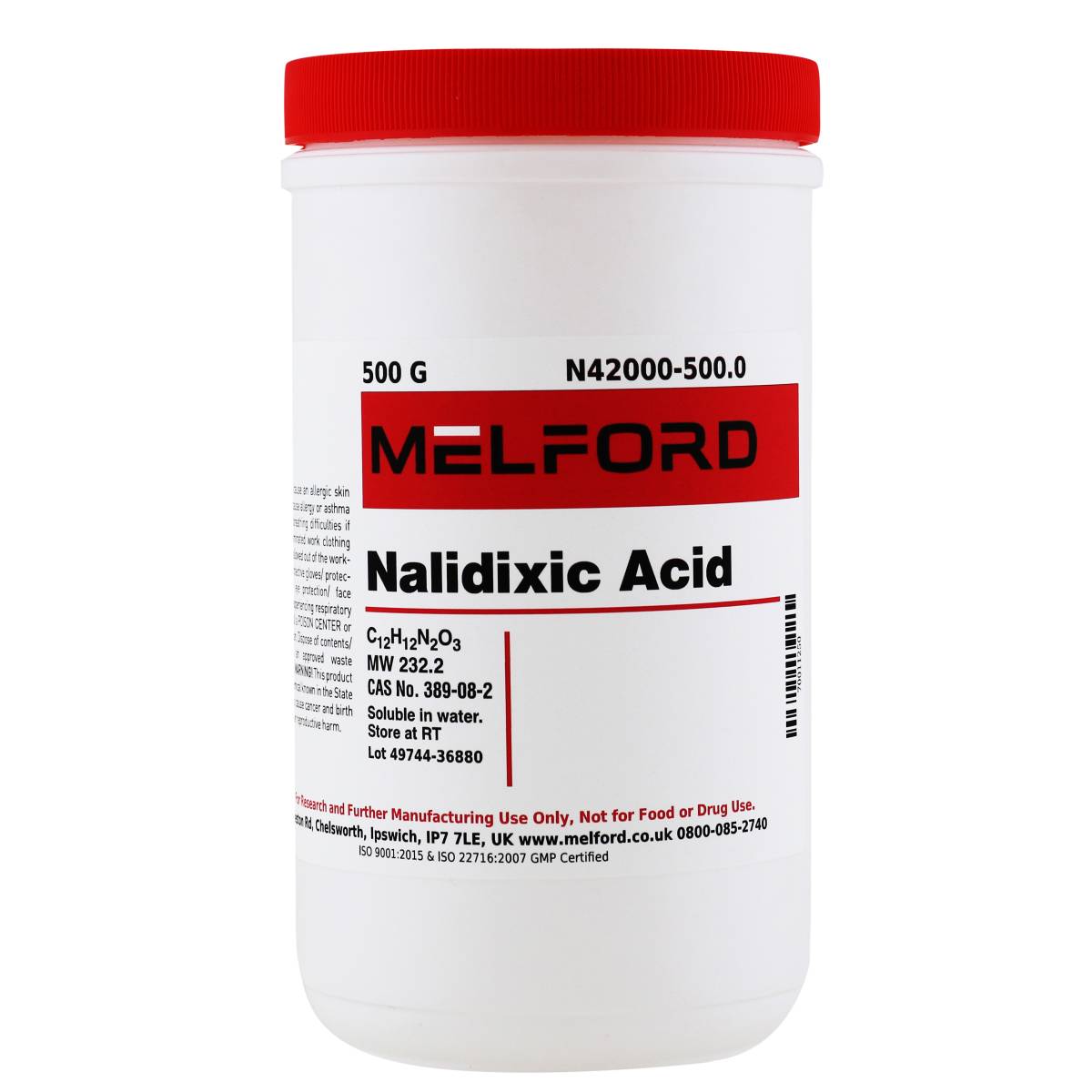 Nalidixic Acid, 500 Grams