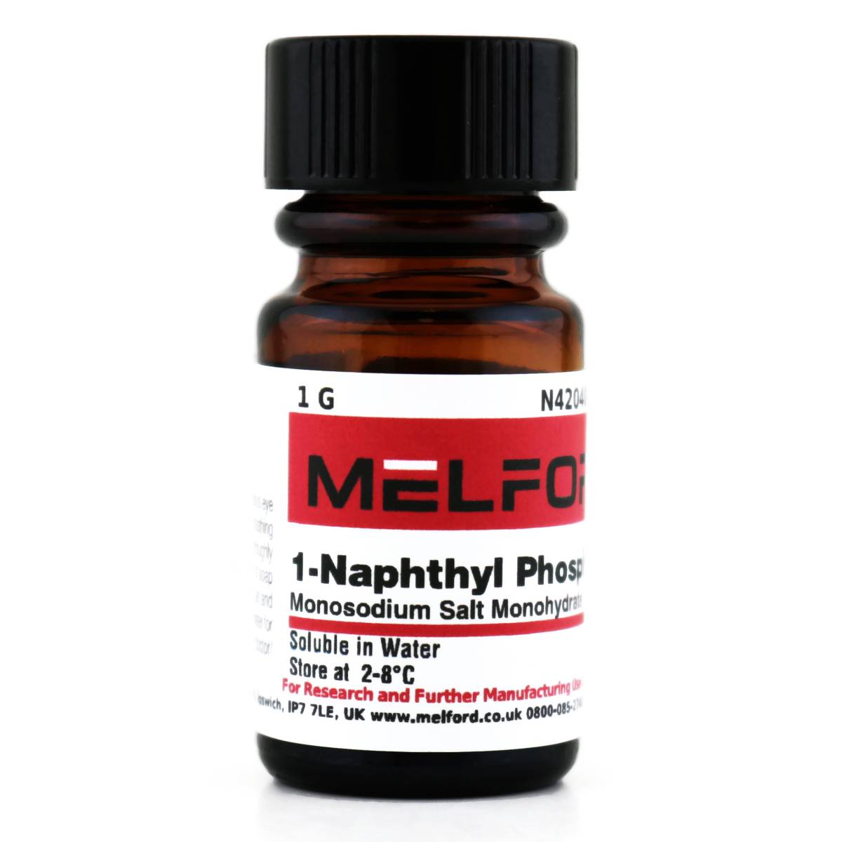 1-Naphthyl Phosphate Monosodium Salt Monohydrate, 1 Gram