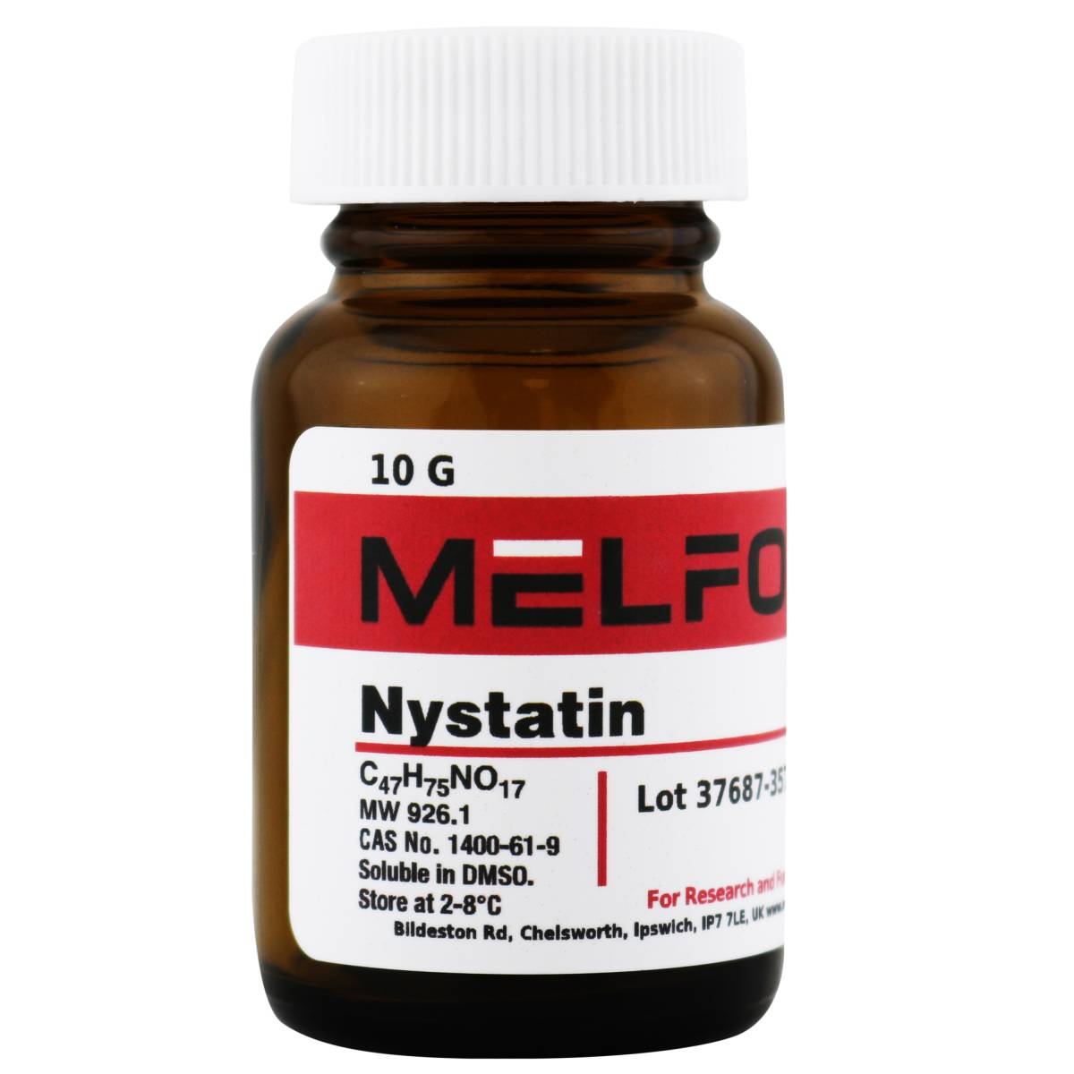 Nystatin, 10 Grams