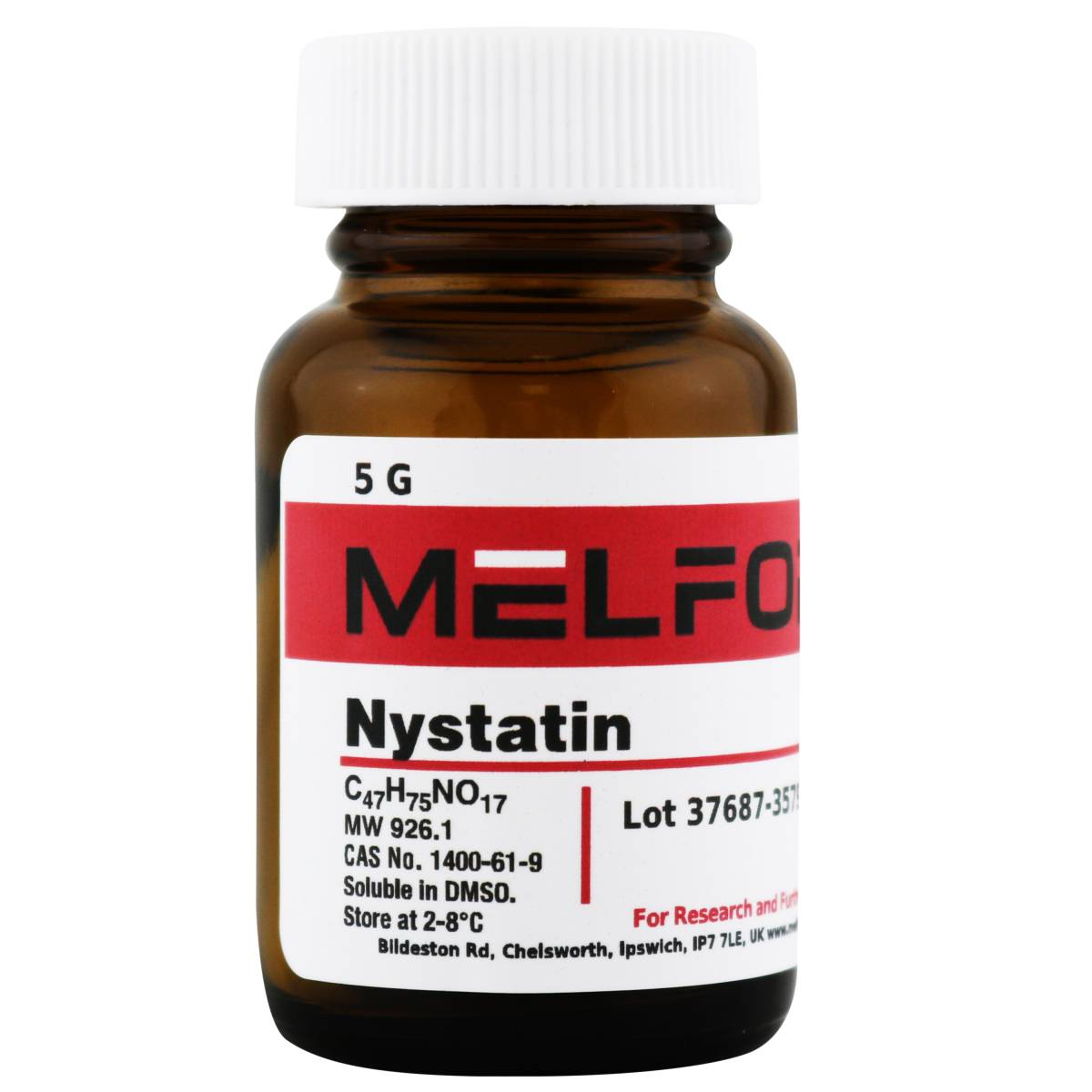 Nystatin, 5 Grams