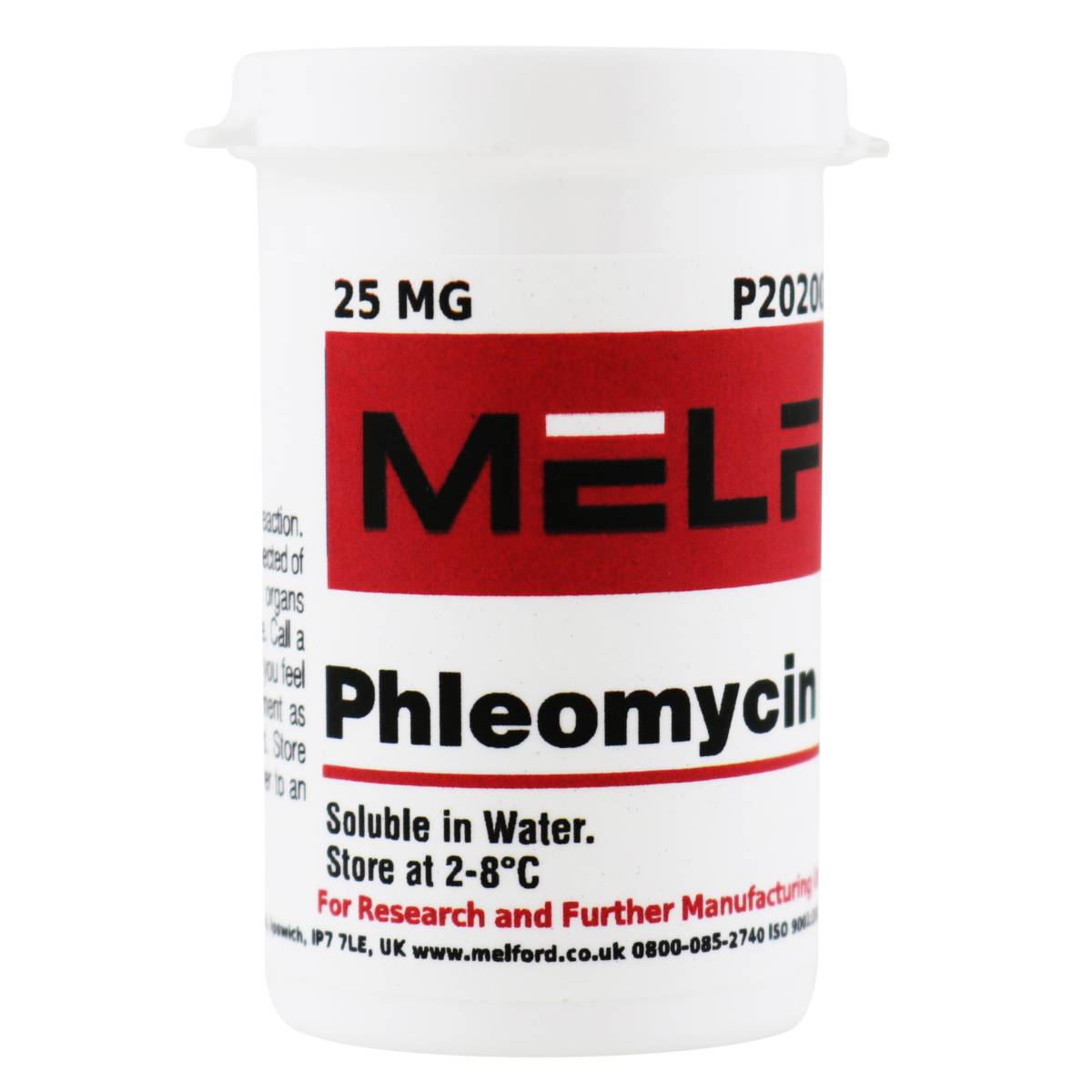 Phleomycin, Powder, 25 Milligrams