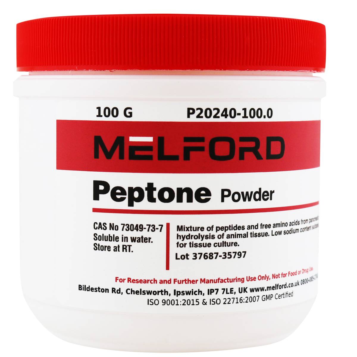 Peptone, Powder, 100 Grams