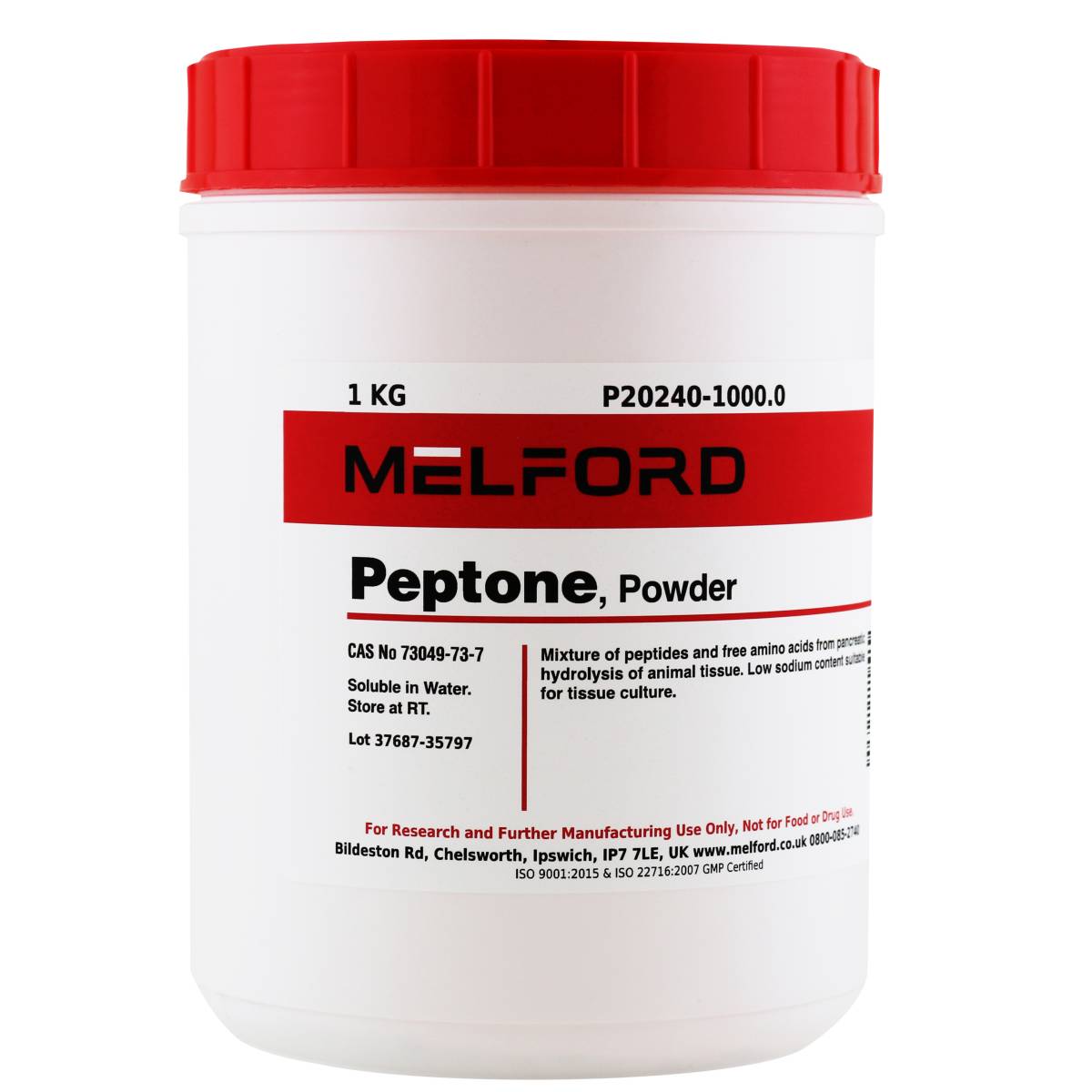 Peptone, Powder, 1 Kilograms