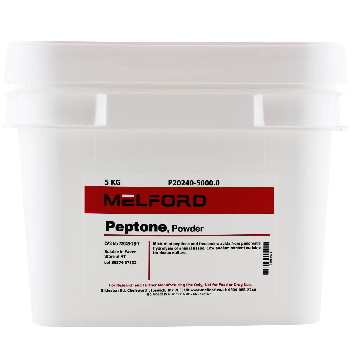 Peptone, Powder, 5 Kilograms