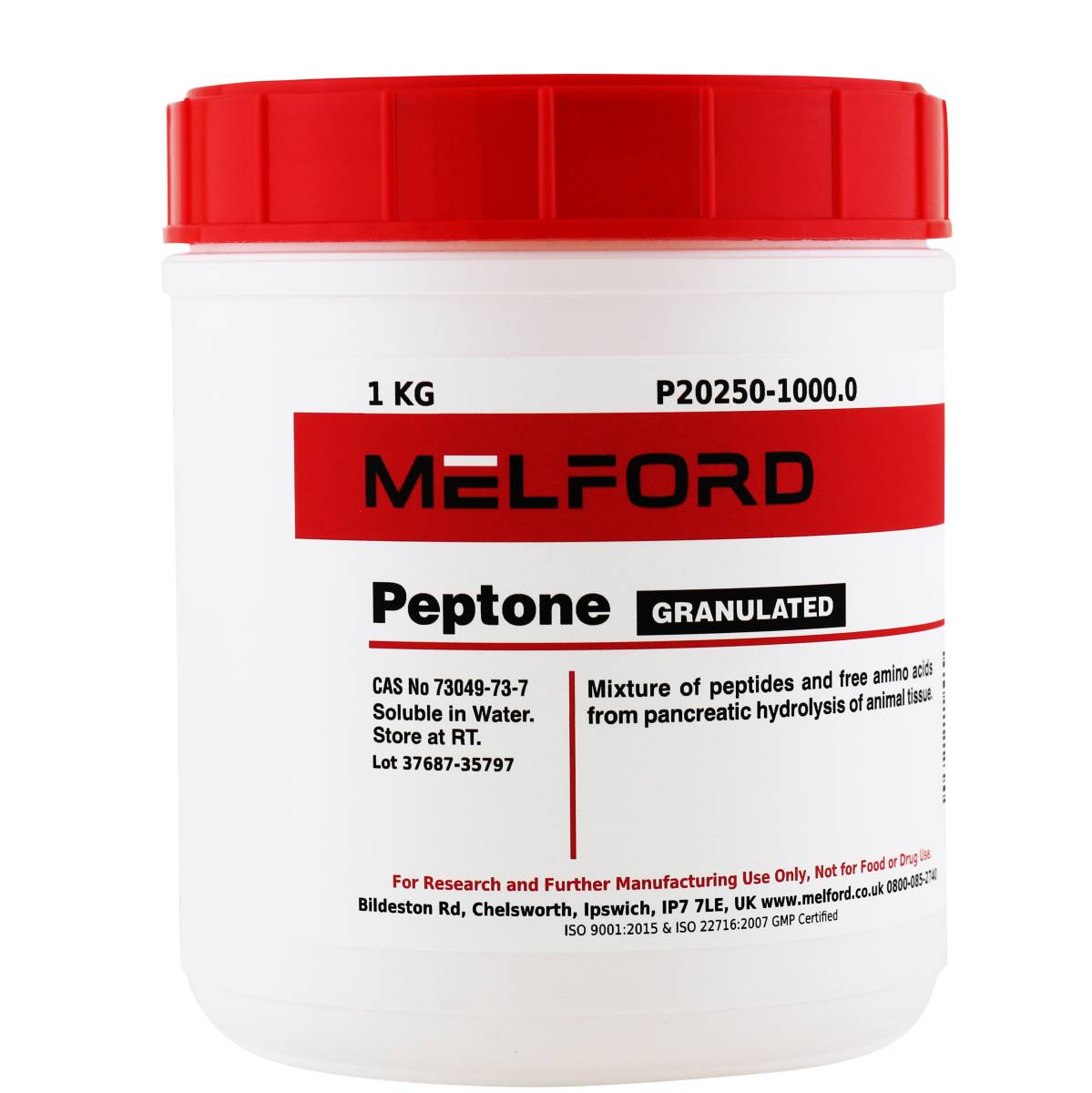 PEPTONE, GRANULATED, 1 KILOGRAM