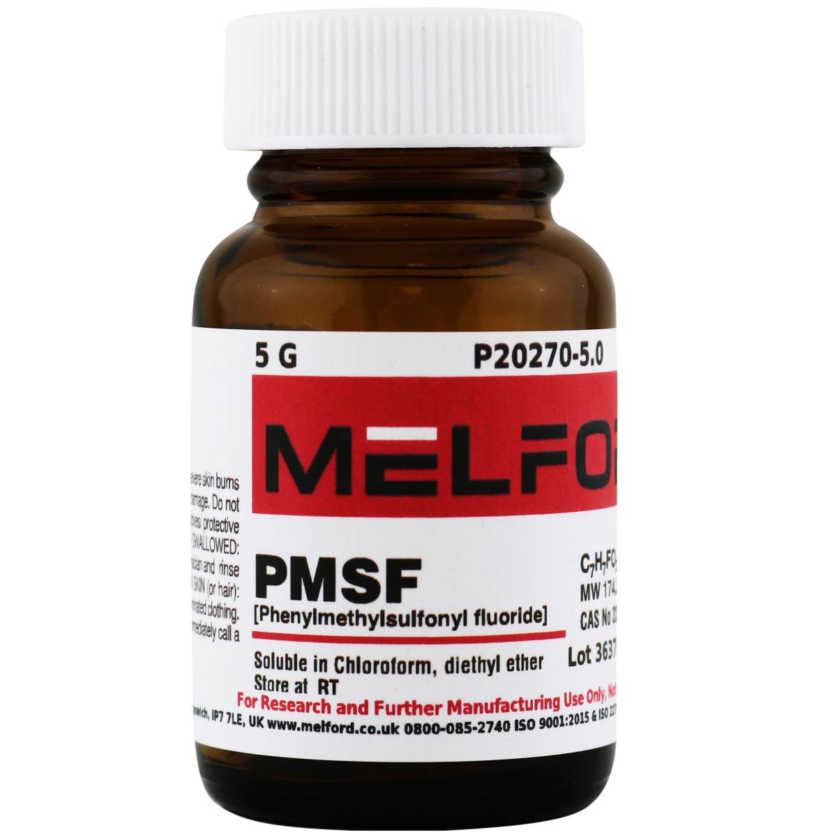 PMSF [Phenylmethylsulfonyl fluoride], 5 Grams