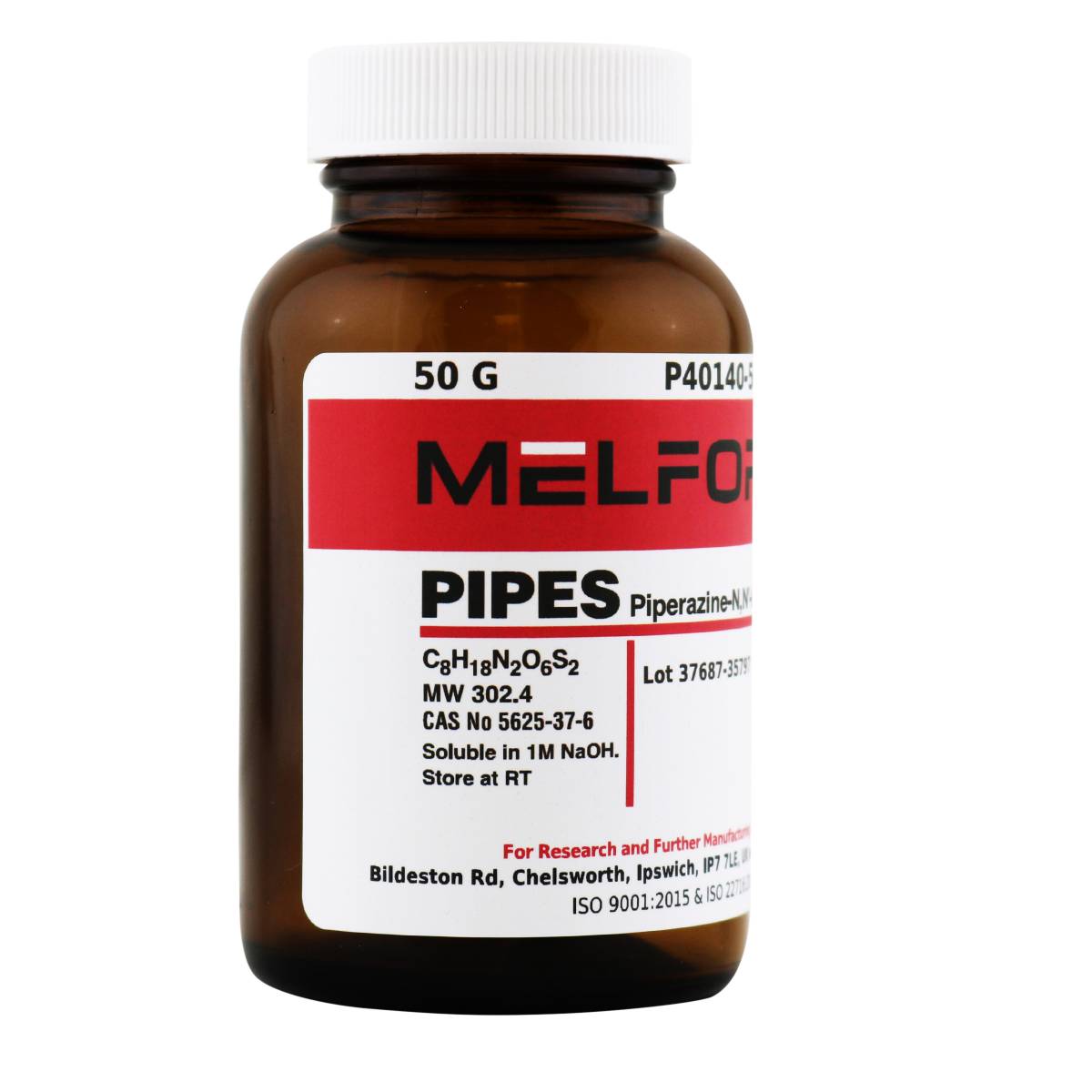 PIPES FREE ACID ULTRAPPURE, 50GM