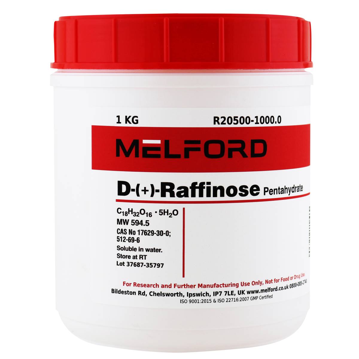 D-(+)-Raffinose Pentahydrate, 1 Kilograms