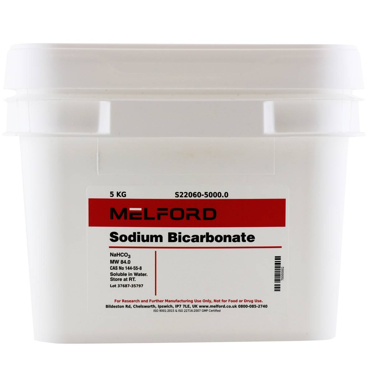 Sodium Bicarbonate, 5 Kilograms