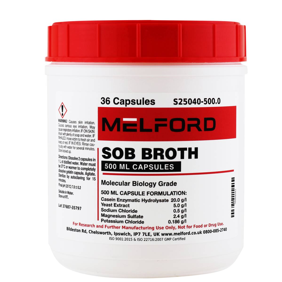 SOB BROTH, 14 GRAM CAPSULES