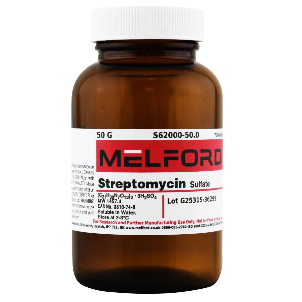 Streptomycin Sulfate, 50 Grams