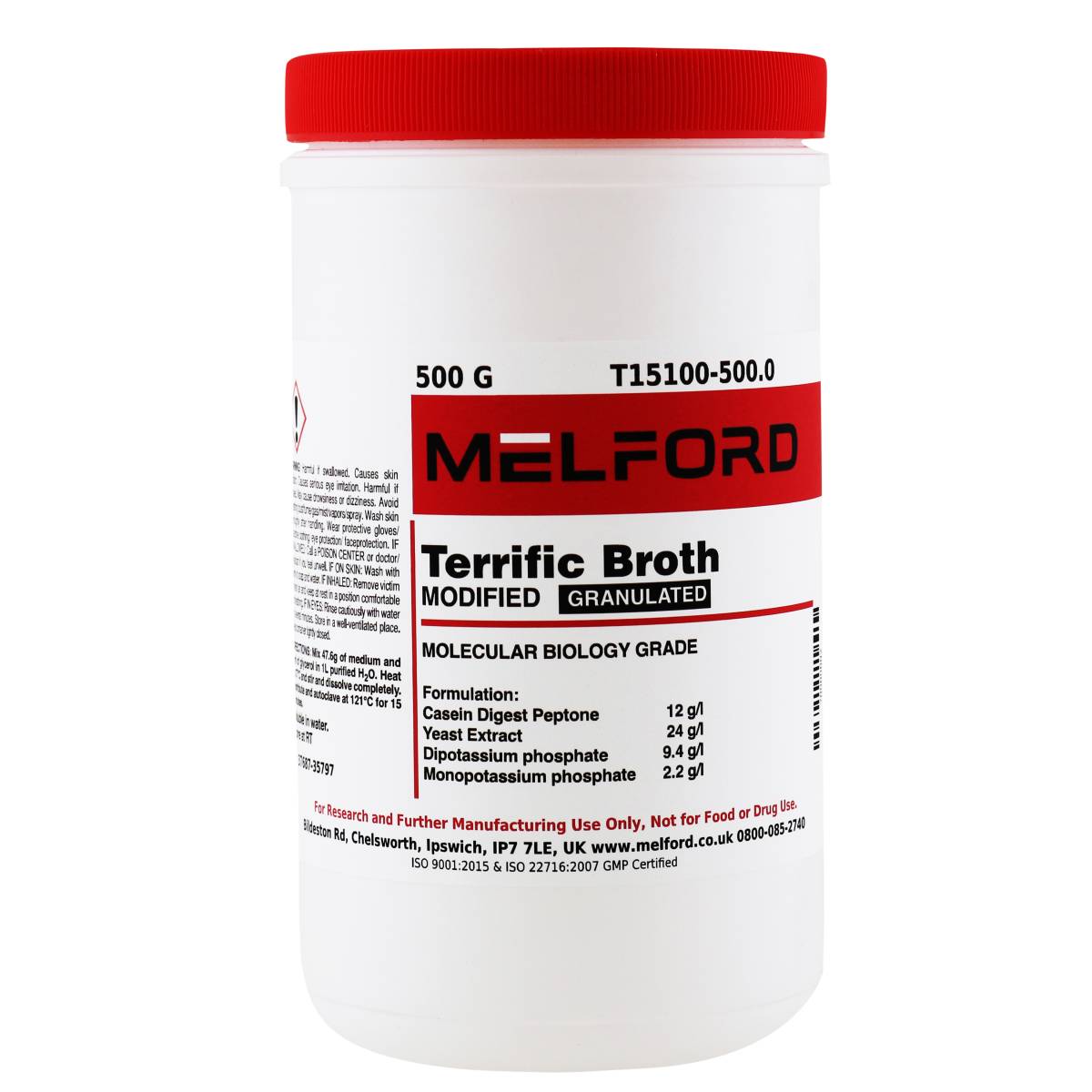 Terrific Broth, Modified, Granulated, 500 Grams