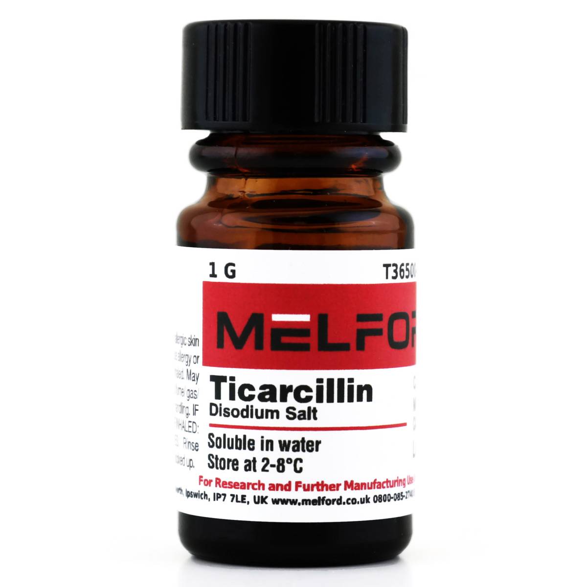 Ticarcillin Disodium Salt, 1 Gram